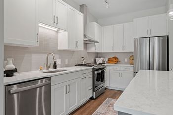 Shaker-style cabinetry